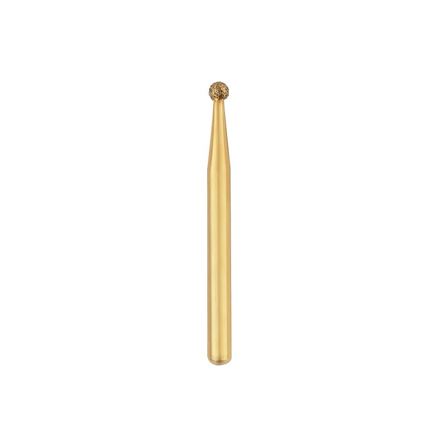 Great White Z Diamond Bur, FG, Round, #801-014, 1.4 mm, Medium Grit, 5/Pk thumbnail 5