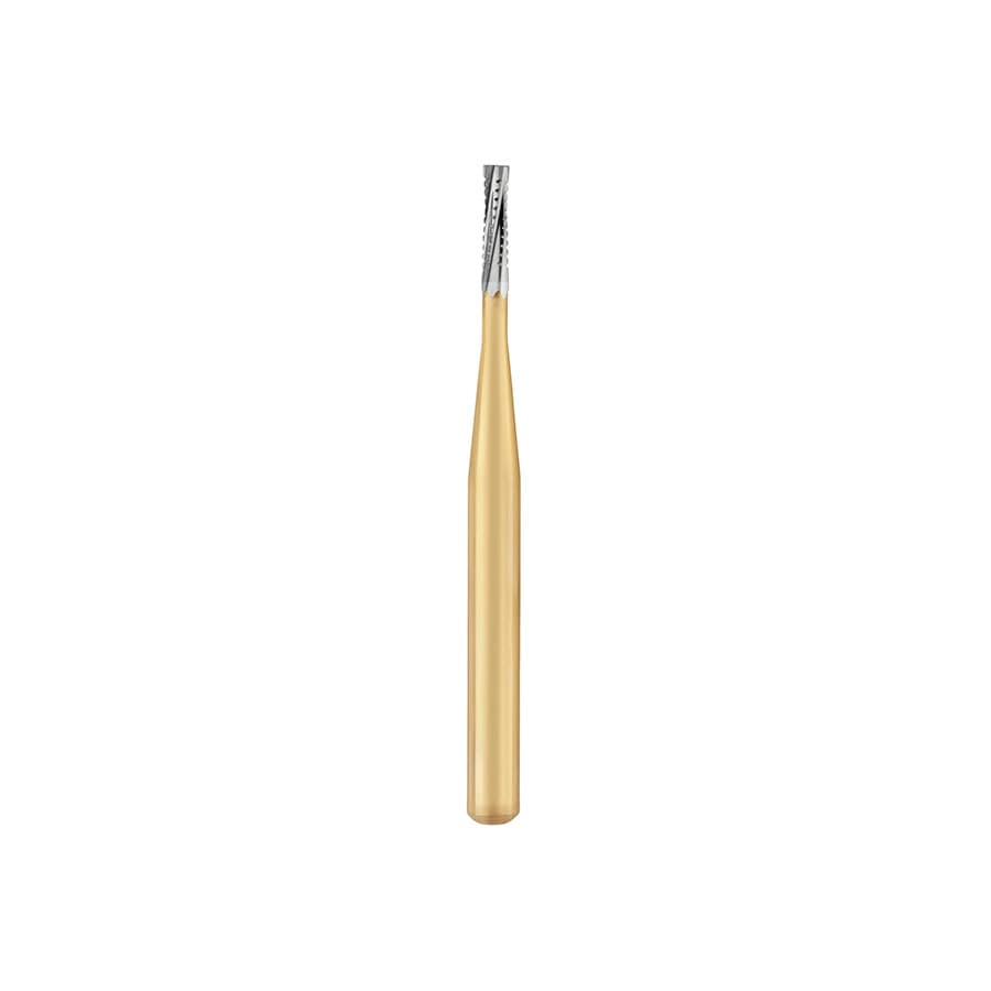 Great White Gold Series Carbide Bur, FG, Straight Cross Cut Fissure, #556, 10/Pk, 18217 thumbnail 6