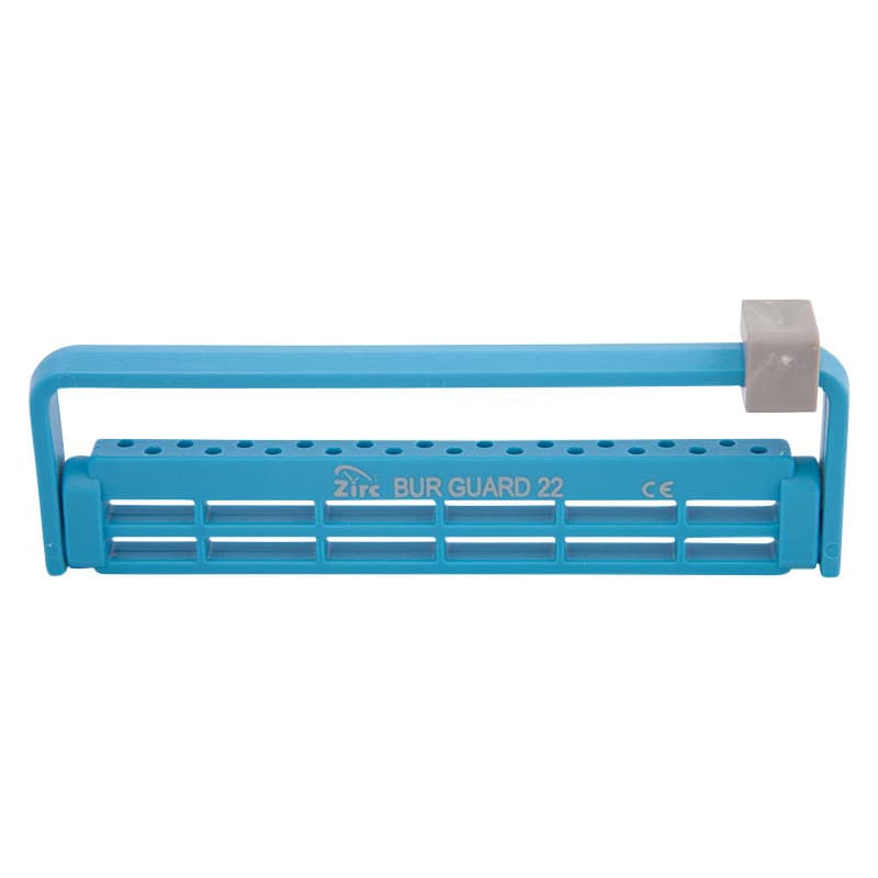 Zirc Dental Steri-Bur Guard 22-Hole, Neon Blue, Antimicrobial, Autoclavable, 50Z410-N thumbnail 4