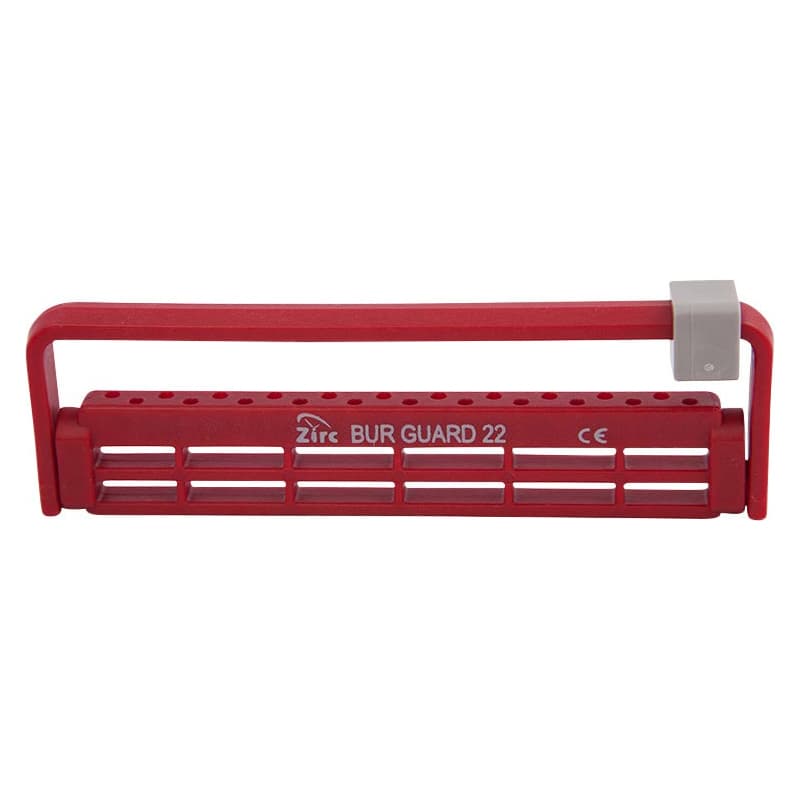Zirc Dental Steri-Bur Guard 22-Hole Red, Antimicrobial, Autoclavable, 50Z410-M thumbnail 4