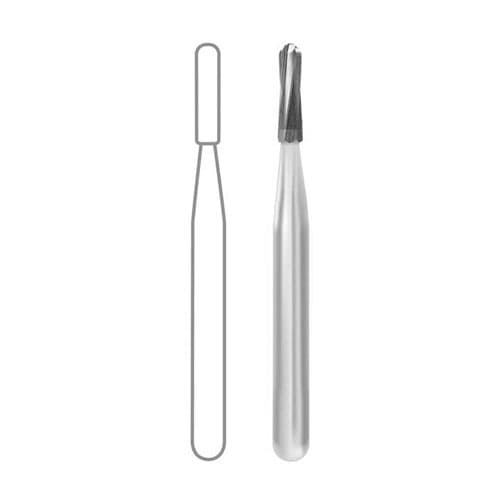 Midwest Operative Carbide Bur FG 1157, Straight Dome End, 1.0 mm Diameter, 3.7 mm Length, 100/Bag, 386256 thumbnail 5