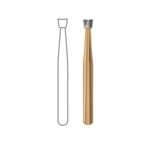 Midwest Operative Carbide Bur #37, Inverted Cone, Friction Grip, 1.2 mm Diameter, 10/Pk, 389213 thumbnail 5