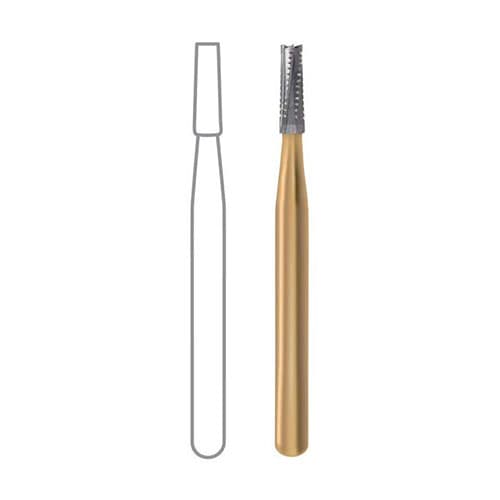 Midwest Operative Carbide Bur #558, FG, Straight Fissure, Flat End, Crosscut, 6 Flutes, 1.2 mm Diameter, 3.7 mm Length, 10/Pkg, 389228 thumbnail 5
