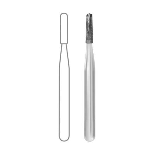Midwest Operative Carbide Bur, FG, Straight Dome End, 1.2 mm, #1158, 10/Pk, 389257 thumbnail 6