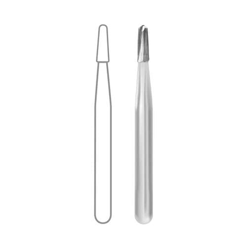 Midwest Operative Carbide Bur FG #1171, Taper Dome End, 1.2 mm Diameter, 3.7 mm Length, 6 Flutes, 10/Pk, 389273 thumbnail 5
