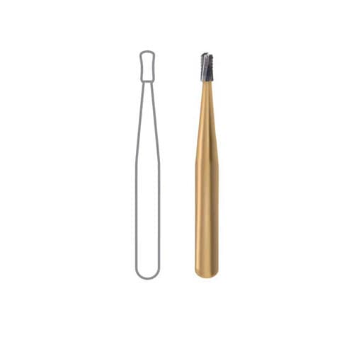 Midwest Operative Carbide Bur #331, Pear Shape, Friction Grip Short Shank, 1.0 mm Diameter, 1.6 mm Length, 10/Pk, 389462 thumbnail 5