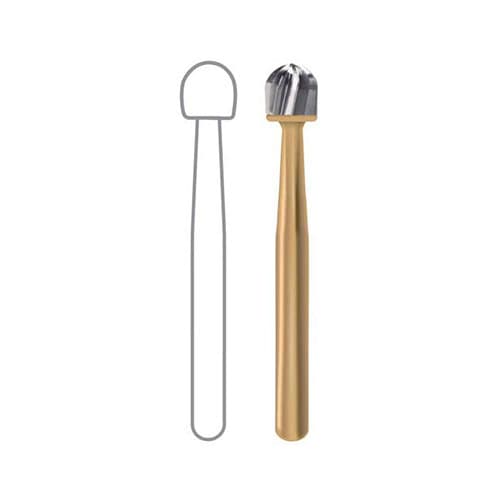 Midwest Trimming and Finishing Carbide Bur, FG, Round 12-Blade, #7009, 2.5 mm Diameter, 10/Pkg, 389506 thumbnail 5