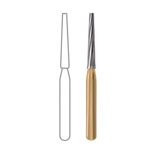 Midwest® Trimming and Finishing Carbide Bur, FG - Tapered Cone 12 Blade, #7204, 1.4 mm Diameter, 8.8 mm Length, 10/Pkg, 389516 thumbnail 5