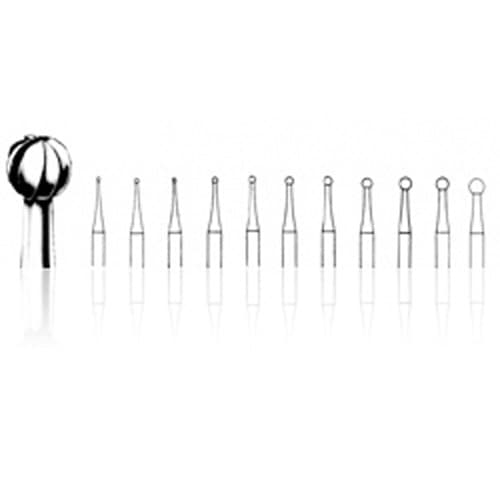 Miltex Carbide Bur DFG2, Friction Grip, #2, 10/Pack thumbnail 2