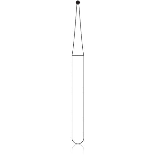 NTI 2-Piece Operative Carbide Bur, FG - Round, #1/4, 0.5 mm Diameter, 5/Pkg, H1-005 thumbnail 5
