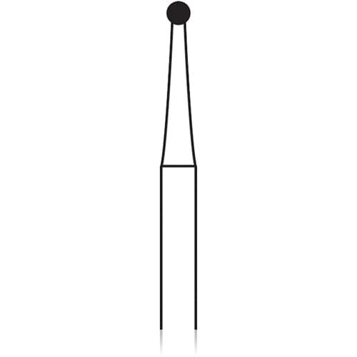NTI #1 HP Carbide Bur, Round, 0.8 mm, Straight Handpiece, 5/Pk, H1-008HP thumbnail 9