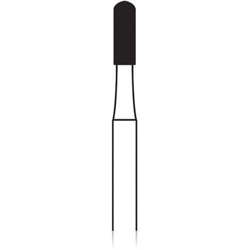 NTI #1159 Straight Handpiece Carbide Bur, Round End Cylinder, 1.4 mm Diameter, 5/Pkg, H21R-014HP thumbnail 3