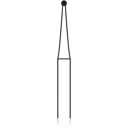 NTI #170 Straight Handpiece Carbide Bur, Tapered Fissure, Flat End, 1.0 mm Diameter, 5/Pkg, H23-010HP thumbnail 2