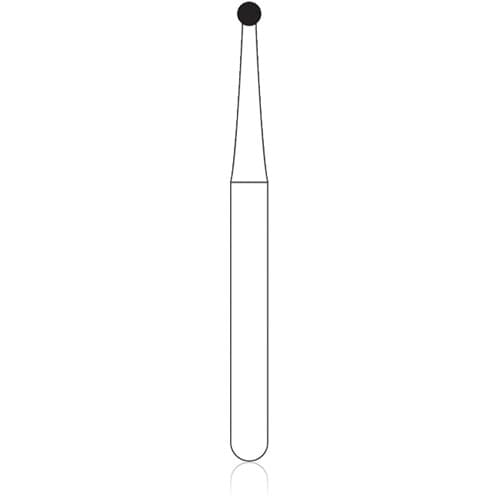 NTI 2-Piece Operative Carbide Bur, FG - Round, #2, 1.0 mm Diameter, 5/Pkg, H2-FG thumbnail 5