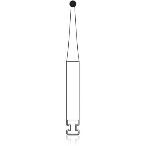 NTI 2-Piece Operative Carbide Bur, RA, Round, #6, 1.8 mm Diameter, 5/Pkg, H6-RA thumbnail 6