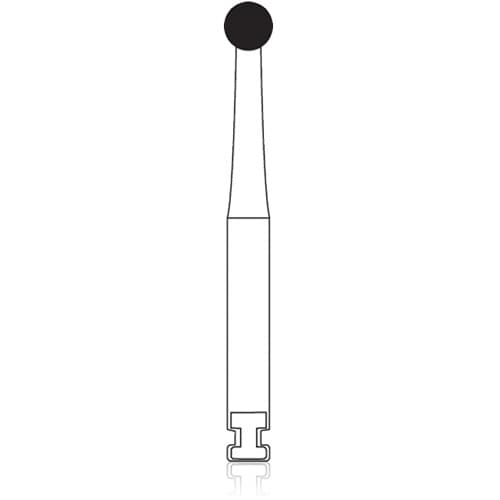NTI 2-Piece Operative Carbide Bur, RA #8 Round, 2.3 mm Head Diameter, 5/Pk, H8-RA thumbnail 4