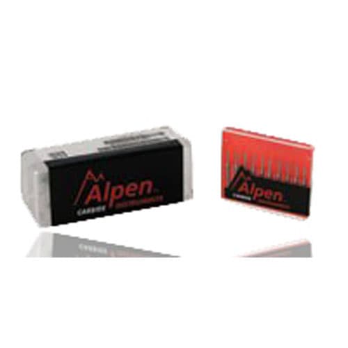 Alpen FG Carbide Bur #170L, Long Tapered Fissure, Friction Grip, 1.0 mm Diameter, 10/Pkg thumbnail 3