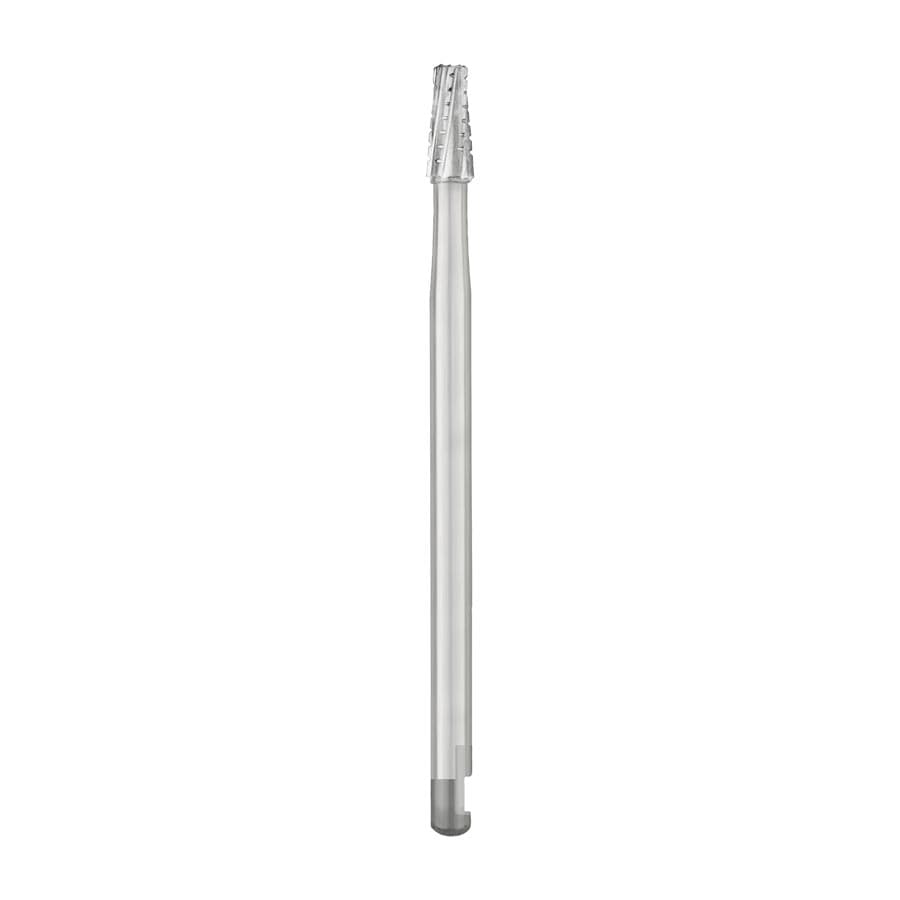 SS White #703 Oral Surgery Carbide Bur, Tapered Fissure Cross Cut, Flat End, J-Notch Shank #6 (44.5 mm), 2.1 mm Head Diameter, 10/Pkg, #30005 thumbnail 5