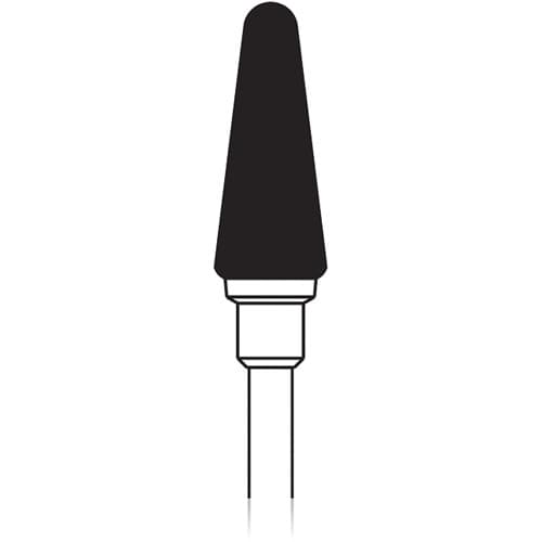 NTI Universal Cutter, Regular Cross Cut (E), Round End Taper, 6.0 mm x 15 mm, HP Shank, Blue, 1/Pk, UC079E-060 thumbnail 6