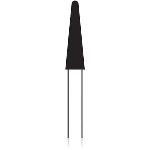 NTI Universal Cutter EF Fine Cross Cut, Round End Taper, HP Shank, 3.1mm Diameter, 12mm Head Length, Red Band, UC079EF-031 thumbnail 5