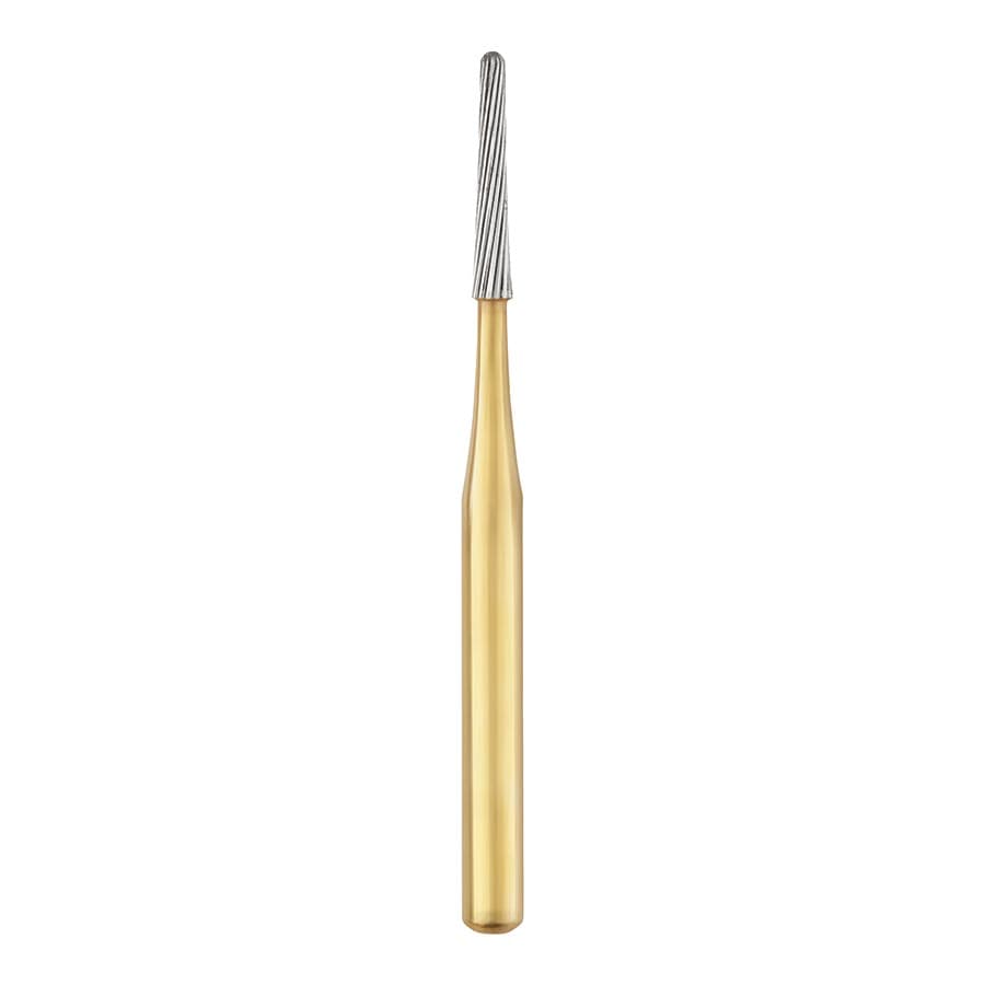 SS White Carbide Trimming & Finishing Bur, 20-Blade, Taper/Round End, Friction Grip, #8642, 5/Pack thumbnail 3