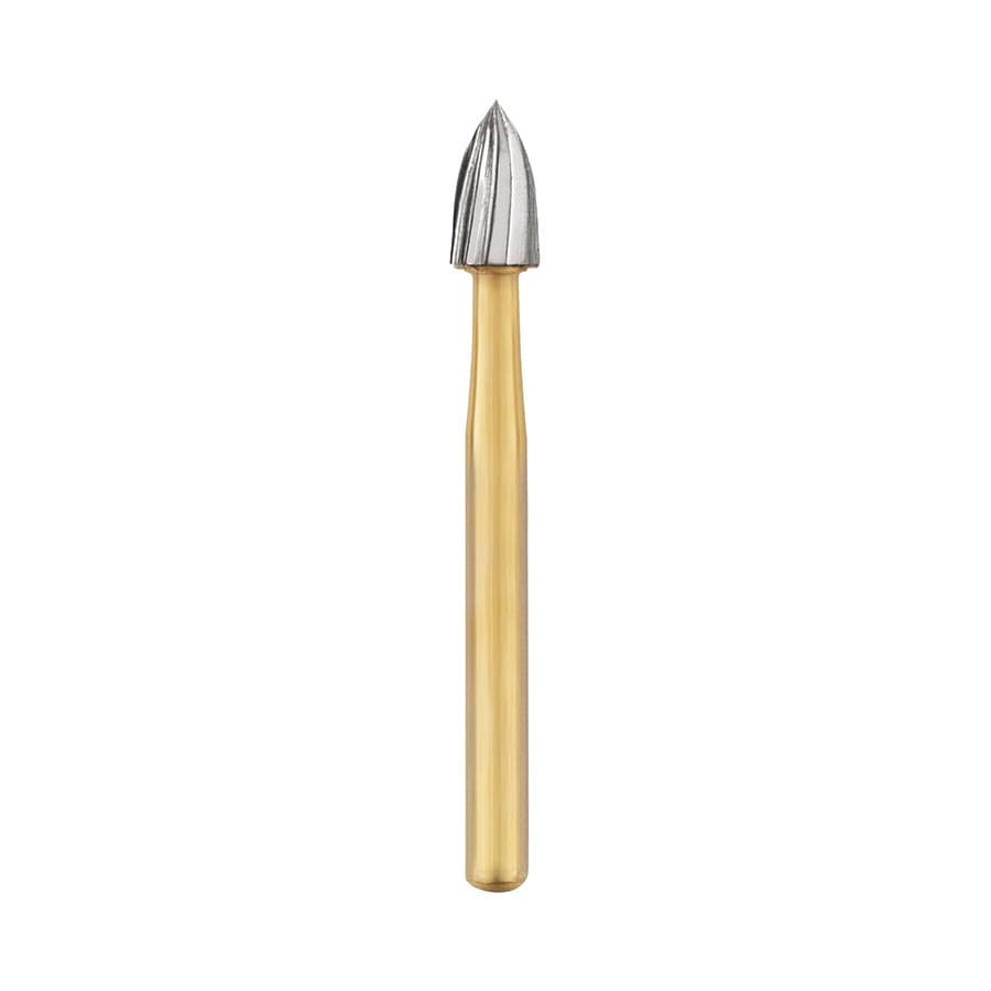 SS White T&F Carbide Bur, 12-Blade Flame, FG #7108, 5/Pack thumbnail 4