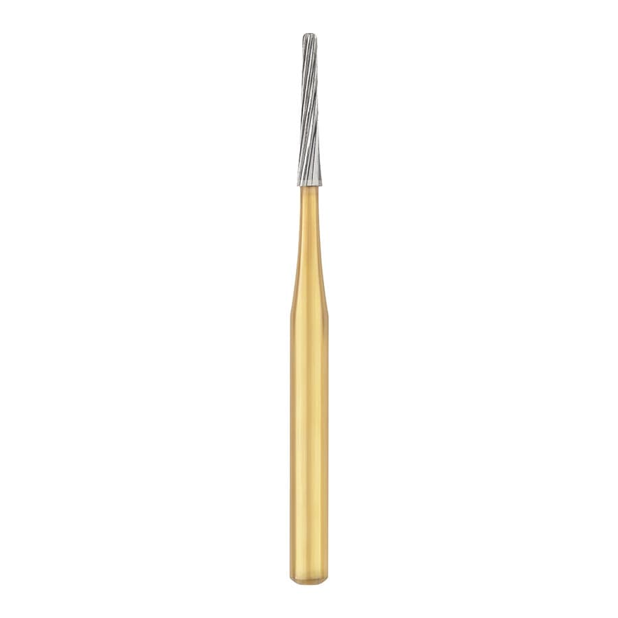 SS White 12-Blade Trimming & Finishing Carbide Bur, FG, Extra Long Tapered Fissure, Round End, #7642, 5/Pk, 15642-5 thumbnail 6