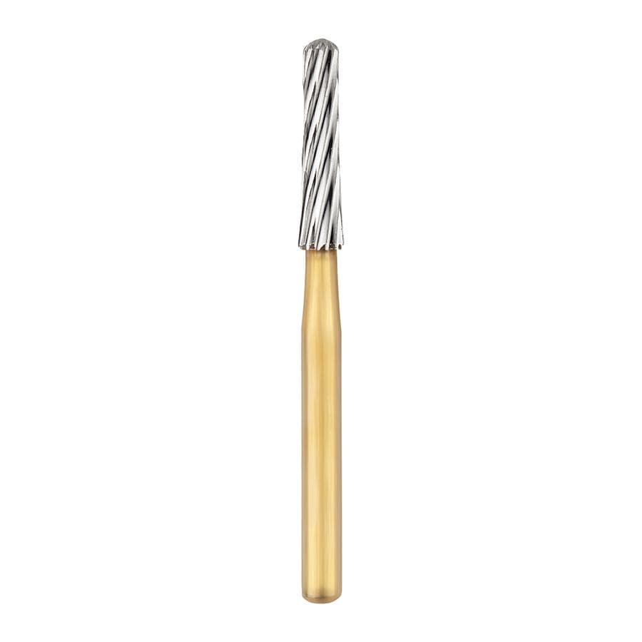 SS White Trimming & Finishing Carbide Bur, 12-Blade, Tapered Fissure, Round End, FG, #7676, 5/Pkg thumbnail 4