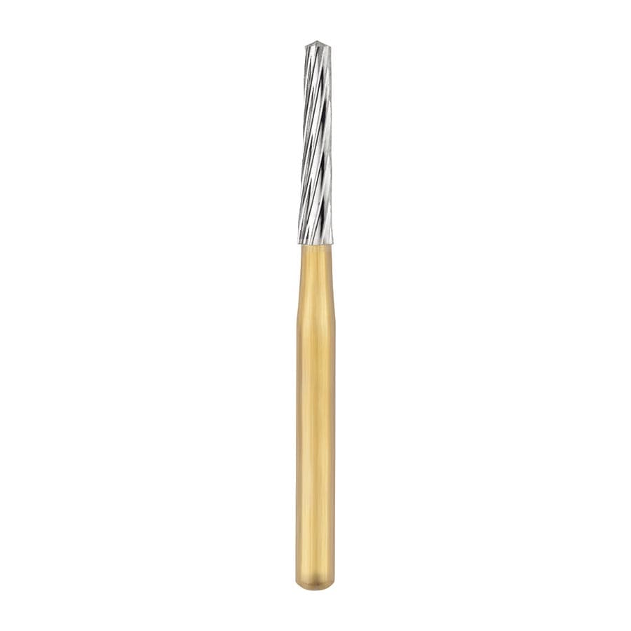 SS White Trimming & Finishing Carbide Bur, 12 Blade, Tapered Fissure, Friction Grip, #7878, 5/Pkg thumbnail 4