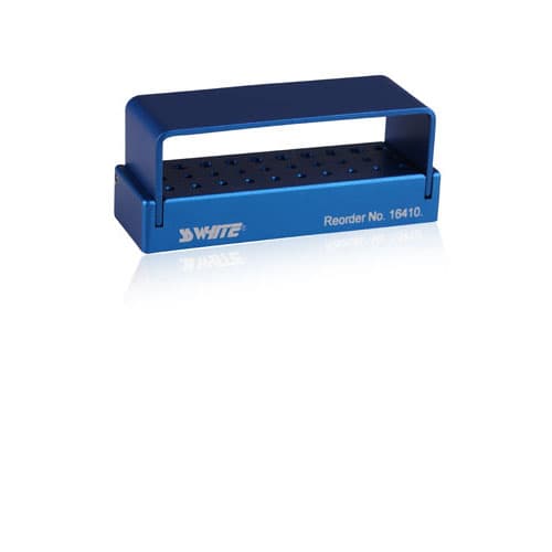 SS White Universal Bur Block, 30-Hole, 20 FG/10 RA, Black, Autoclavable Aluminum, 1/Pk, 16415 thumbnail 6