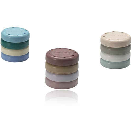Kerr Bur Block Round 8-Hole Seafoam, Magnetic, Polypropylene, 31823DX thumbnail 2