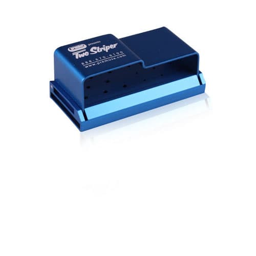 Premier Two Striper Bur Block, 17-Hole, 8 RA/9 FG, Blue, Autoclavable, #9051025 thumbnail 3