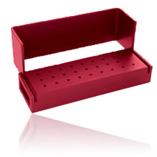 AXIS Bur Block 27 FG Red, Anodized Aluminum, Autoclavable, AB100-1R thumbnail 3
