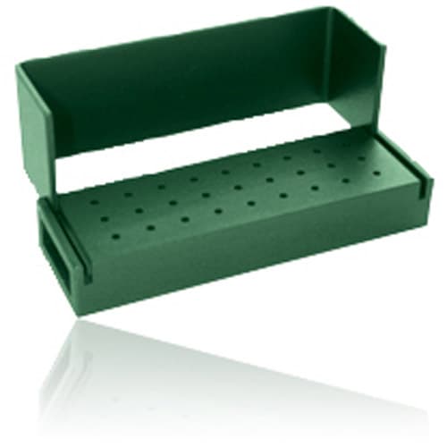 Kerr AXIS Bur Block, 27 Holes FG, Green Anodized Aluminum, Autoclavable, AB100-1T thumbnail 4