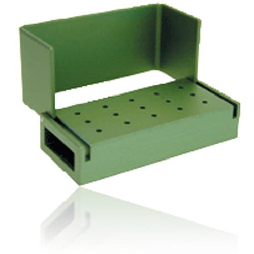 Kerr AXIS Bur Block Aluminum, 15 FG, Green, Anodized, Autoclavable, AB300-1T thumbnail 5