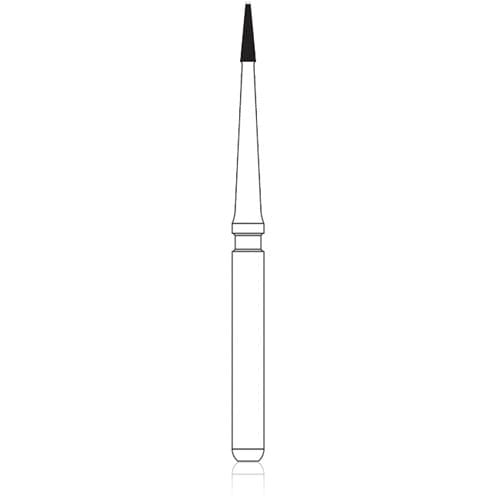 NTI TDF-3 Trimming & Finishing Carbide Bur, 8-Fluted, FG, Safe End, 0.8 mm, Red Ring, 5/Pk, H132-008 thumbnail 6