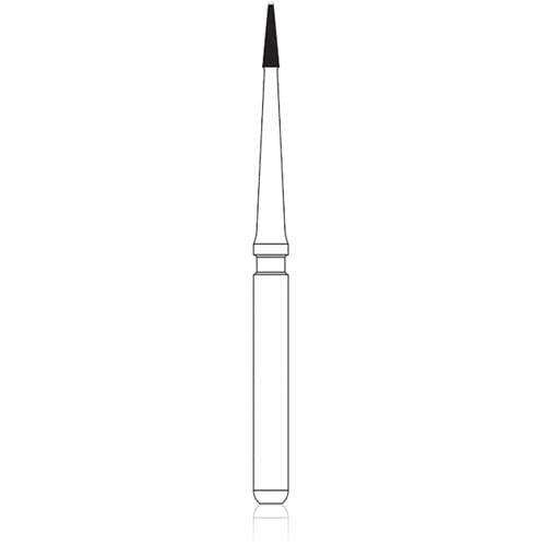 NTI TDF Series Carbide Bur, FG, TDF-3UF, 0.8 mm, 30 Flutes, Safe End, White Ring, 5/Pk, H132-008UF thumbnail 6
