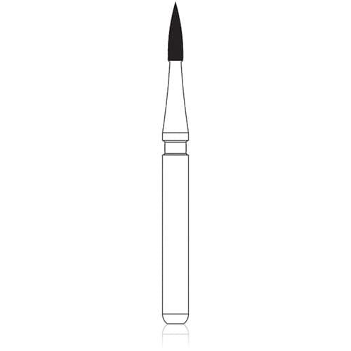 NTI 12-Fluted Trimming & Finishing Carbide Bur, FG, Flame, #7901, 0.9 mm, Red, 5/Pk, H246-009 thumbnail 10