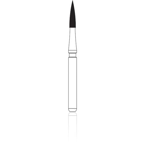 NTI Trimming & Finishing Carbide Bur, 30 Fluted, FG, Flame Shape, #H246L-012UF, 1.2 mm Diameter, 5/Pkg thumbnail 5