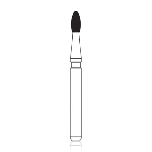 NTI 30-Fluted Trimming & Finishing Carbide Bur, FG, Football, #7404-UF, 1.2 mm, 5/Pk, H379-014UF thumbnail 10