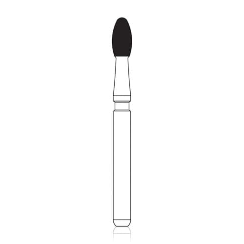 NTI 12-Fluted Trimming & Finishing Carbide Bur, FG, Football, #7406, 1.8 mm, 5/Pk, H379-018 thumbnail 6