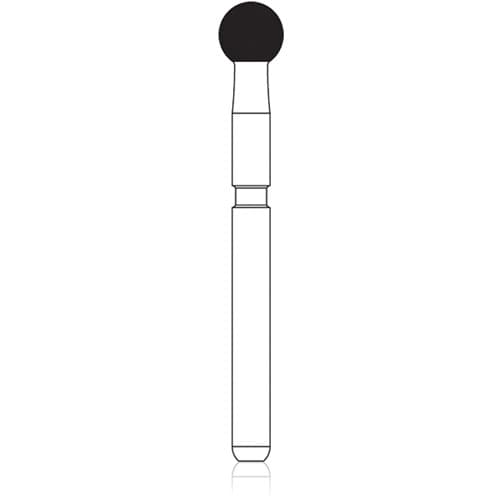 NTI® Trimming & Finishing Carbide Bur, FG, Round, #7009, 2.7 mm Diameter, 20 Flutes, Red Ring, 5/Pkg, H41-027 thumbnail 5