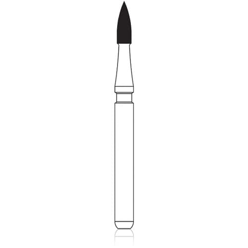 NTI 12-Fluted Trimming & Finishing Carbide Bur, FG, Flame, #7102, 1.2 mm, 5/Pk, H46-012 thumbnail 10