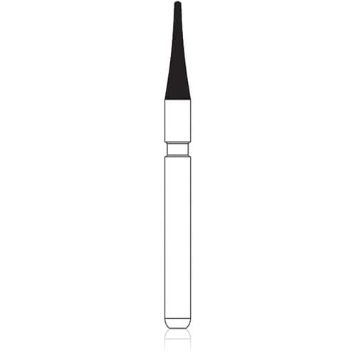 NTI Trimming & Finishing Carbide Bur, #7602, FG, Interproximal, 12-Fluted, Red Ring, 1.0 mm Diameter, 5/Pkg, H50-010 thumbnail 5
