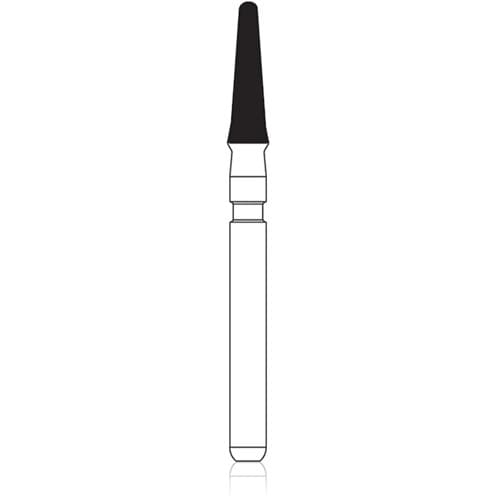 NTI Trimming & Finishing Carbide Bur, 12 Fluted, FG, Interproximal, Red Ring, 1.0 mm Diameter, 5/Pkg, #H50A-010 thumbnail 5