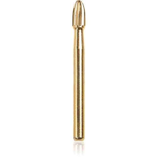 NTI® Trimming & Finishing Carbide Bur, 12-Fluted, FG, Football/Bullet Shape, #H7408-MW, 1.0 mm Diameter, 5/Pkg thumbnail 5