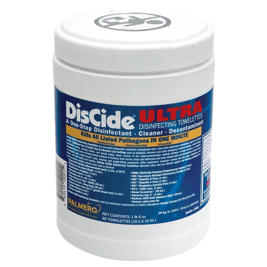 DisCide® ULTRA Disinfectant Towelettes, 10.5" x 10", 60/Canister, 10DISXL thumbnail 14