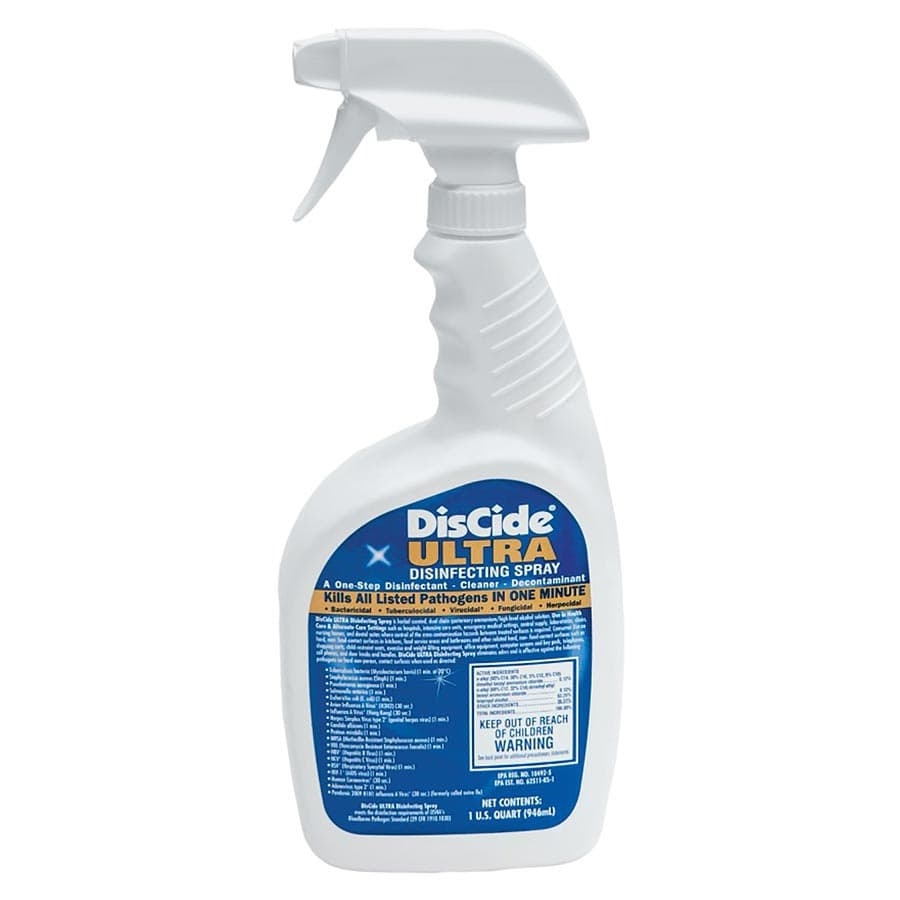 DisCide ULTRA Surface Disinfectant, 32 oz (1 Quart) Bottle, Ready-to-Use, 3565Q thumbnail 7