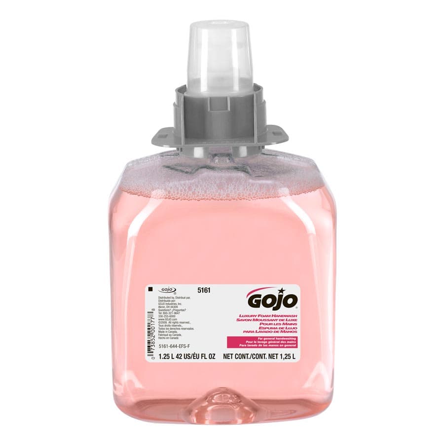 GOJO FMX-12 Luxury Cranberry Foaming Hand Soap Refill, 42 fl oz Bottle, 4/Case, 5161-04 thumbnail 3