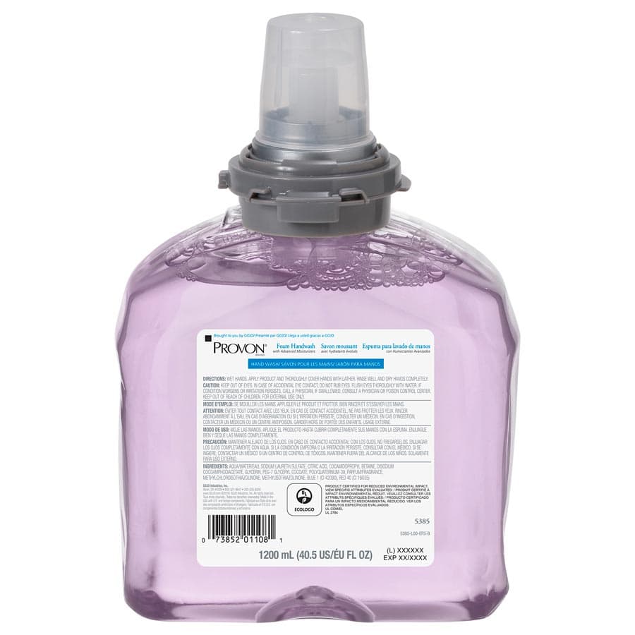 PROVON Foaming Handwash with Advanced Moisturizers Refill, 1200 mL, 2/Case thumbnail 3
